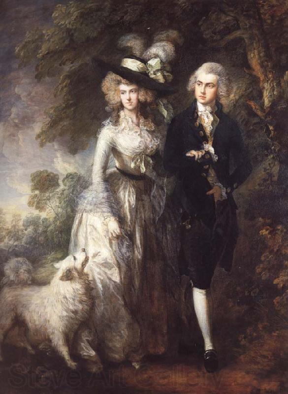 Thomas Gainsborough Mr.and Mrs.William Hallett Norge oil painting art
